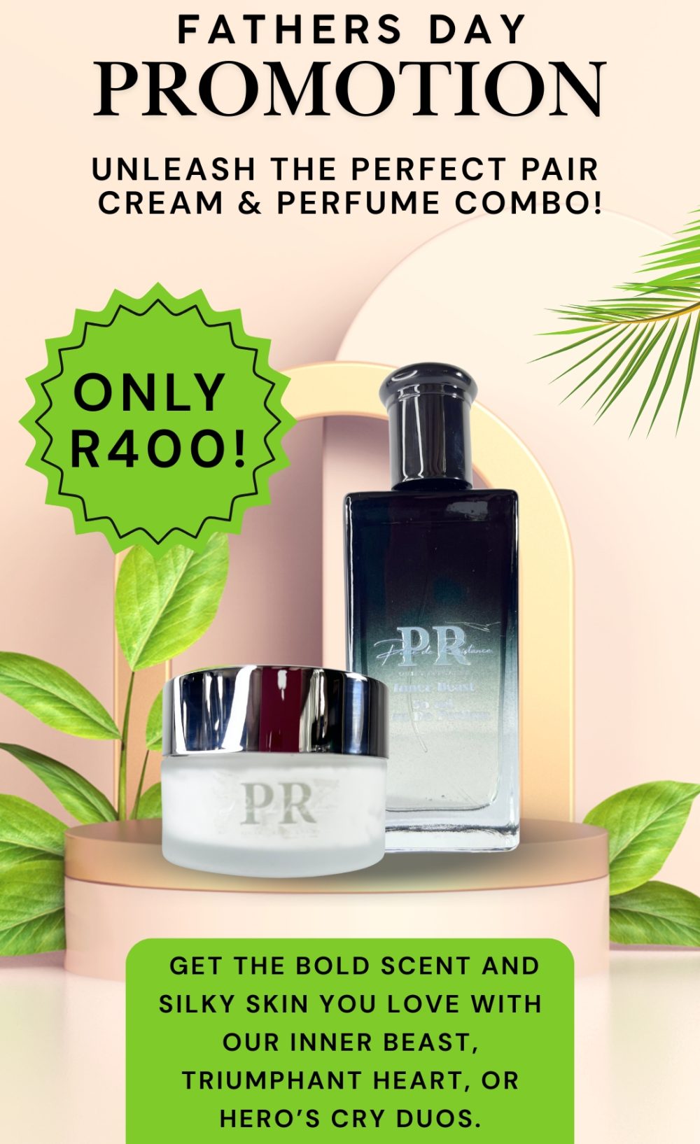 Inner Beast Combo 50ml Cream & 50ml Perfume